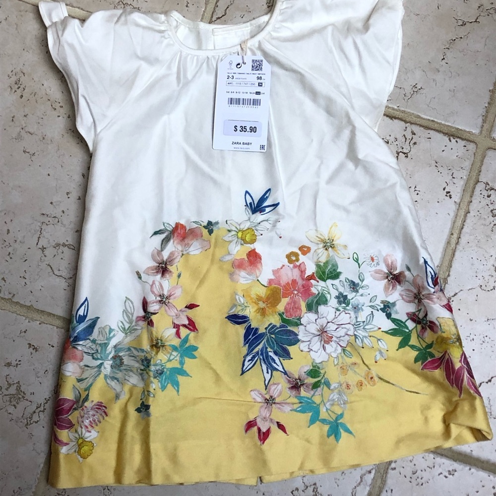 Zara Baby 2/3 - Adorable toddler girl dress!